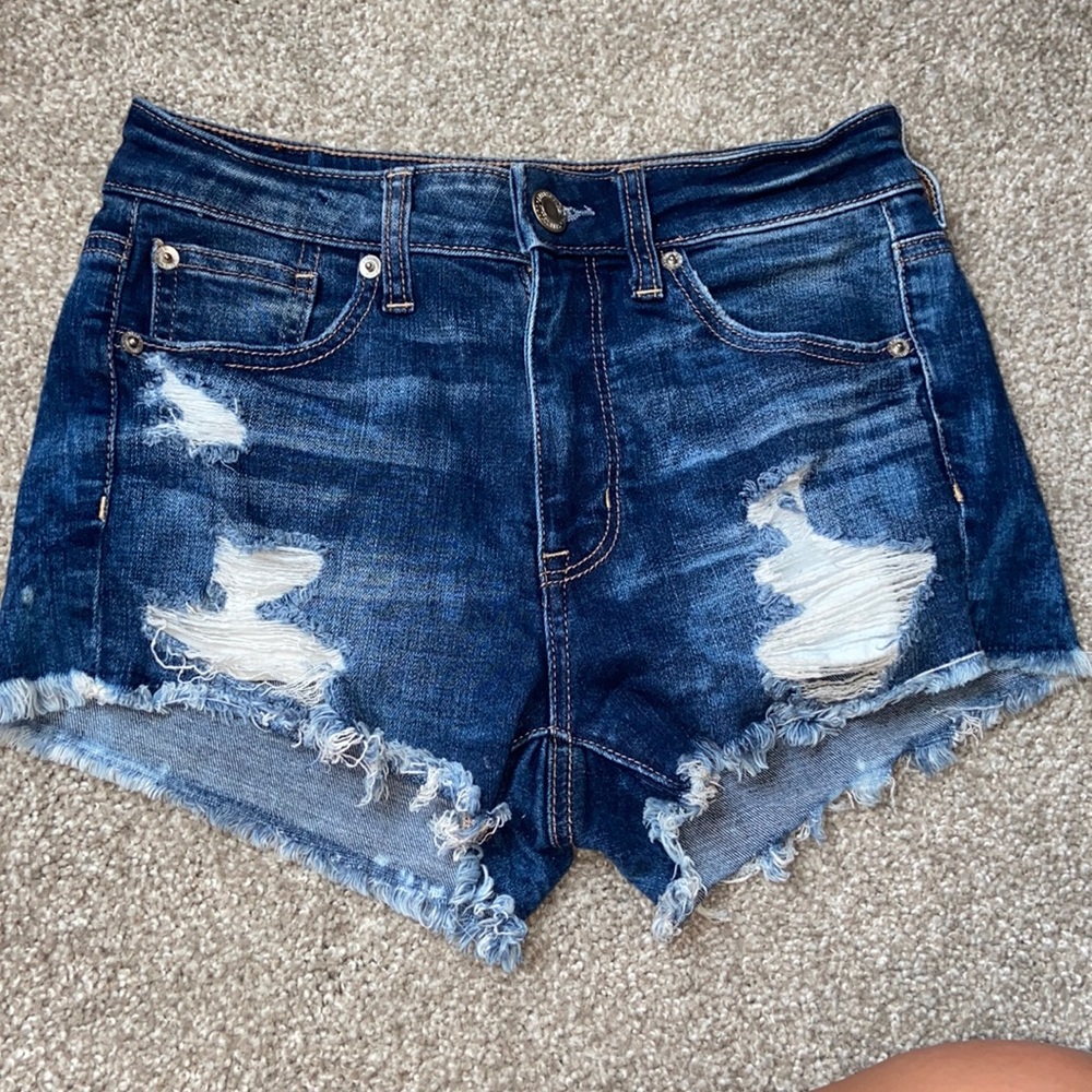 American eagle “super stretch x” Jean shorts